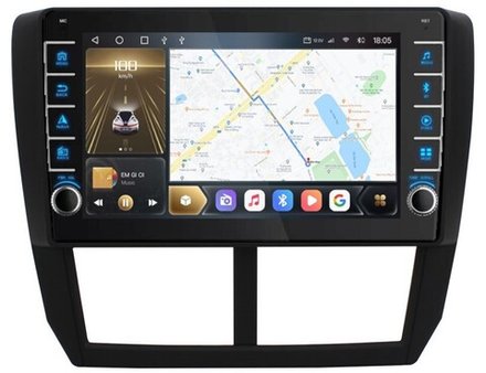 Магнитола для Subaru Forester 3 (SH) 2008-2013, Impreza GH, GE - Kuberg OL-9512 (кнопки и крутилки), Android 12, TS10, CarPlay, 4G SIM-слот