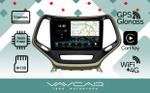 Магнитола для Jeep Cherokee 2014+ - Vaycar VA25-0608-2K на Android 13, Быстрая, 2K QLED, CarPlay,4G SIM-слот