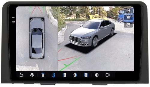 Магнитола для Hyundai Staria 2021+ (штатный экран 8") - FarCar BX10-360-7300M монитор 10.36" 2K QLED на Android 13, 6Гб+128Гб, CarPlay, 4G SIM-слот, 4 камеры в комплекте