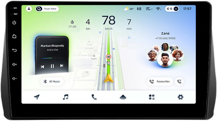 Магнитола для Toyota Wish 2 2009-2017 - Teyes CC4L монитор 10" IPS на Android 14, Snapdragon 662, CarPlay, 4G SIM-слот