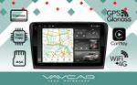 Магнитола для Skoda SuperB 2008-2014 - Vaycar VA65-0306-2K на Android 13, 8-ядер, 2K QLED, ТОП процессор, CarPlay, 4G SIM-слот