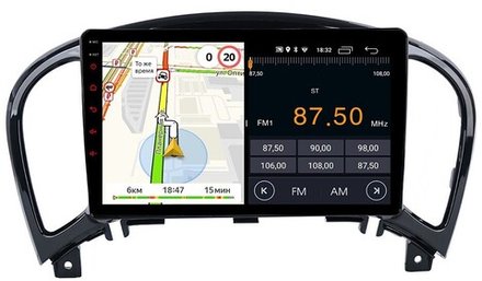 Магнитола для Nissan Juke 2011-2019 - Parafar PF789LUX1FHD на Android 13, 8-ядер, 2Гб+32Гб, CarPlay, 4G SIM-слот