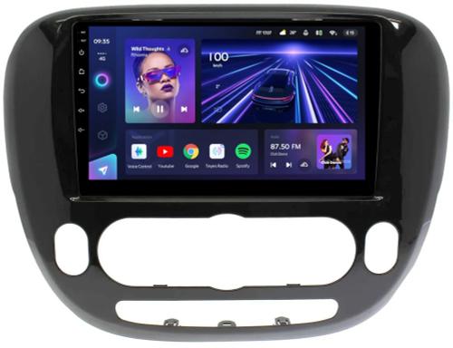 Магнитола для KIA Soul 2 2014-2019 (кондиционер, рамка глянцевая) - Teyes CC3L на Android 10, 8-ядер, CarPlay, 4G SIM-слот