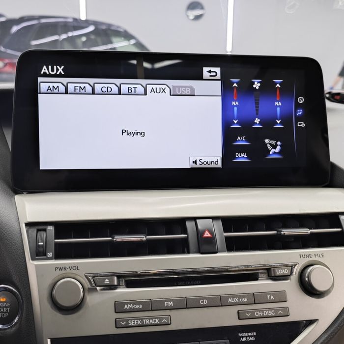 Магнитола для Lexus RX 2009-2012 (монохром) - RDL-LEX-RX-12.3-M-09-12 монитор 12.3" на Android 13, Быстрая, CarPlay, 4G SIM-слот, джойстик в комплекте