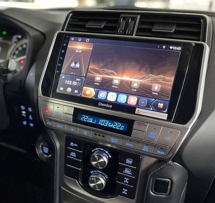 Магнитола для Toyota Land Cruiser Prado 150 2017-2023 - FarCar S280 монитор 10.36" IPS на Android 13, CarPlay