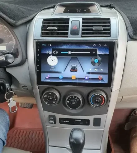Магнитола для Toyota Corolla E150 2007-2013 (маленькая рамка) - Vaycar VA77-0063 на Android 13, 8-ядер, 4G SIM-слот