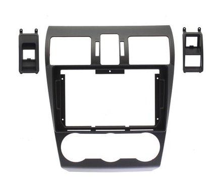 Комплект рамки с разъёмами 9"+can Subaru Forester 2013-2015 , Impreza, XV 2012-2015 (B) воздуховоды без окантовок, цветной экран