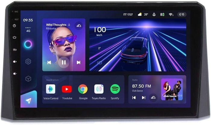 Магнитола для Toyota Corolla E210 2019-2024+, Corolla Cross - Teyes CC3L на Android 10, 8-ядер, CarPlay, 4G SIM-слот