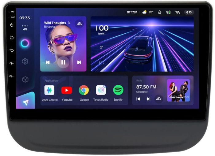 Магнитола для Chevrolet Equinox 2016+ - Teyes CC3L монитор 10" IPS на Android 10, 8-ядер, CarPlay, 4G SIM-слот