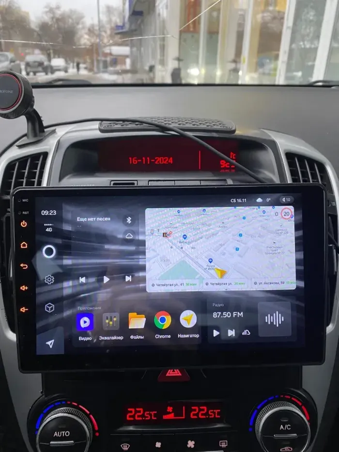 Магнитола для KIA Ceed 1 2010-2012, Venga 2010-2015 - FarCar 3033M монитор 9.5" QLED на Android 14, TS18, CarPlay, 4G SIM-слот