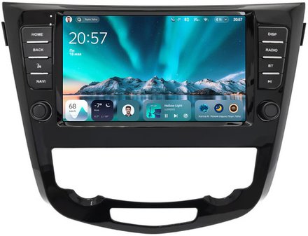 Магнитола для Nissan X-Trail T32, Qashqai J11 2014-2022 (климат, рамка большая с кнопками) - Teyes CC4 монитор 9.2" 2K QLED на Android 14, Snapdragon 680, DSP, CarPlay, 4G SIM-слот