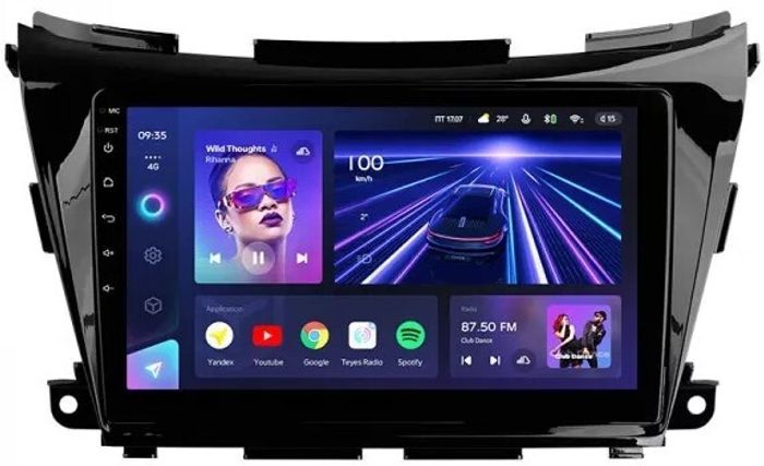 Магнитола для Nissan Murano Z52 2016-2022 - Teyes CC3 Android 10, ТОП процессор, 4/32 Гб, CarPlay, SIM-слот