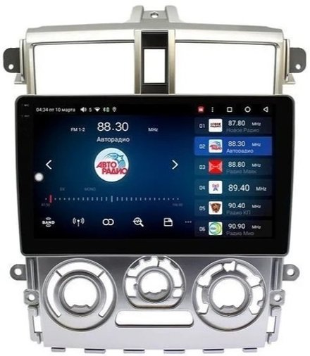 Магнитола для Mitsubishi Colt 6 2002-2012, Colt Plus (правый руль, рамка серебро) - Vaycar VA47-5099-2K на Android 13, 8-ядер, 2K QLED, ТОП процессор, CarPlay, 4G SIM-слот