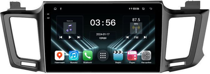 Магнитола для Toyota RAV4 4 2012-2019 - FarCar S280 монитор 10.36" IPS на Android 13, CarPlay