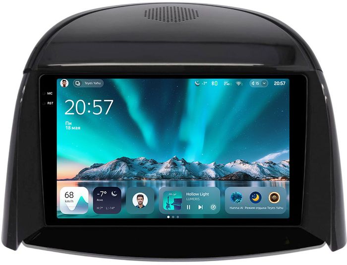 Магнитола для Renault Koleos 1 2008-2016 - Teyes CC4 монитор 9.2" 2K QLED на Android 14, Быстрейшая, Snapdragon 680, DSP, CarPlay, 4G SIM-слот