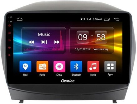 Магнитола для Hyundai iX35 2009-2015 - Kuberg OL-1702 QLed, Android 12, TS10, CarPlay, 4G SIM-слот