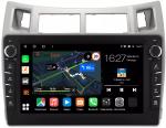 Магнитола для Toyota Vitz 2, Yaris 2 2005-2011 (рамка серебро) - Canbox 9-100 Android 10, Быстрая, CarPlay, 4G SIM-слот