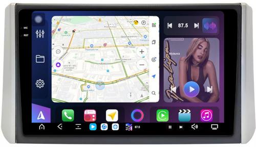 Магнитола для Mitsubishi Xpander, Xpander Cross (рамка 9) - FarCar GX9-7863-9 монитор 9.5" 2K QLED на Android 14, TS20, 6+128Гб, CarPlay, 4G SIM-слот