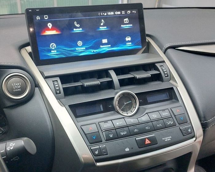 Магнитола для Lexus NX200, NX300 2017-2021 (штатный 360) - RDL-LEX-NX17 монитор 10.25" на Android 13, Быстрая, CarPlay, 4G SIM-слот