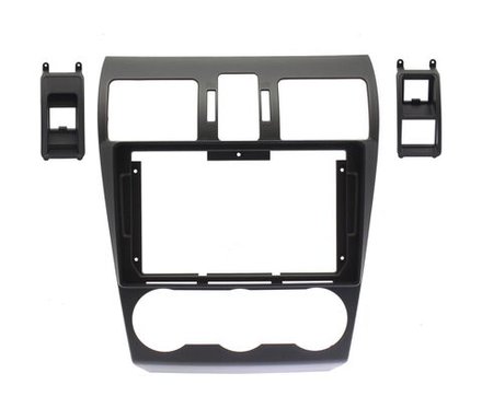 Комплект рамки с разъёмами 9" Subaru Forester 2013-2015 , Impreza, XV 2012-2015 (A) воздуховоды без окантовок, экран монохром