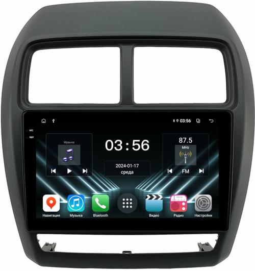 Магнитола для Mitsubishi ASX 2017+ - FarCar DX3230M монитор 9.5" IPS на Android 13, 4+64Гб, CarPlay