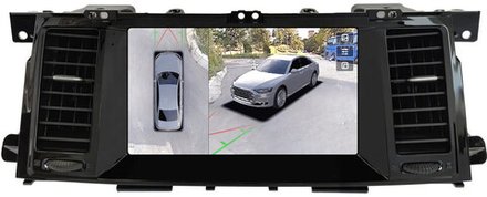 Магнитола для Nissan Patrol Y62, Infiniti QX56/QX80 2010-2017 (поддержка Bose, рамка тип 3) - Teyes CC3-2K-360 монитор 9.5" 2K QLED на Android 10, 6Гб+128Гб, CarPlay, 4G SIM-слот, 4 камеры в комплекте