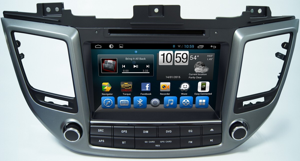Магнитола для Hyundai Tucson 2016-2018 - Kuberg KR-8101-S9 на Android, 8-ЯДЕР, 4ГБ-64ГБ, SIM-слот
