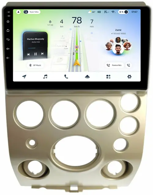 Магнитола для Infiniti QX56 JA60 2004-2007 (поддержка Bose) - Teyes CC4L монитор 9" IPS на Android 14, Быстрая, Snapdragon 662, CarPlay, 4G SIM-слот
