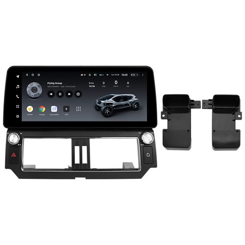 Магнитола для Toyota Land Cruiser Prado 150 2013-2017 (рамка F1 ) - Teyes LUX ONE монитор 12.3" 2K QLED на Android 10, CarPlay, 4G SIM-слот, 6/128ГБ