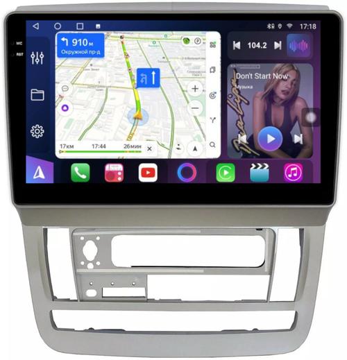 Магнитола для Toyota Alphard 1 2002-2005 - FarCar BM9-9576 монитор 9.5" QLED на Android 14, TS10, 4+32Гб, CarPlay, 4G SIM-слот