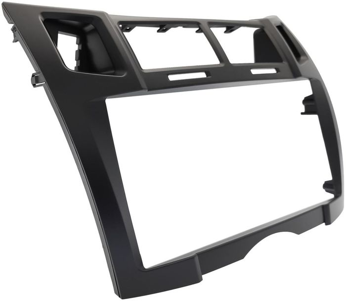 Магнитола для Toyota Vitz 2, Yaris 2 2005-2011 (рамка черная тип 2) - FarCar XXL9-9647F2B монитор 9.5" 2K QLED на Android 14, TS20, 8+256Гб, CarPlay, 4G SIM-слот