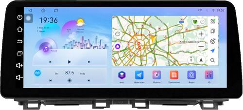 Магнитола для Mazda CX-4 2016-2024 (ШГУ цветной, рамка LUX) - FarCar монитор 12.3" 2K QLED на Android 14, TS10, CarPlay, 4G SIM-слот