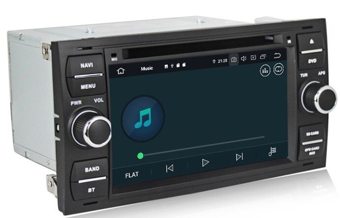 Магнитола для Ford Transit 6, C-Max, Kuga 1, Fusion и пр. - Kuberg MKD-7031B-P6 на Android 10