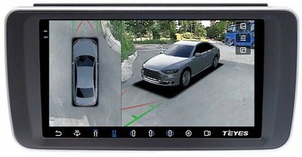 Магнитола для Nissan Leaf 2 ZE1 2017-2024+ - Teyes CC3-2K-360 на Android 10, 2K QLED, 6Гб+128Гб, CarPlay, 4G SIM-слот, 4 камеры в комплекте