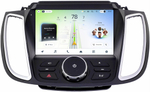Магнитола для Ford Kuga 2 2017-2019 (SYNC 3, рамка с кнопками тип 1) - Teyes CC4L монитор 9" IPS на Android 14, Snapdragon 662, CarPlay, 4G SIM-слот