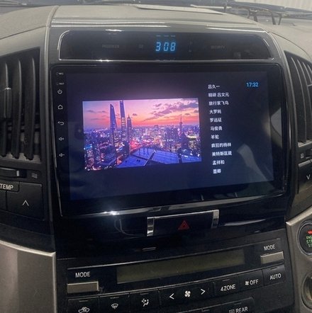 Магнитола для Toyota Land Cruiser 200 2007-2015 (экран климата внизу) - Parafar PF381UHD на Android 13, QLED, 8/128Гб, CarPlay, 4G SIM-слот