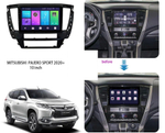 Магнитола для Mitsubishi Pajero Sport 3 2020-2024, Montero Sport - Kuberg SF-1038 QLed, Android 12, TS10, CarPlay, 4G SIM-слот