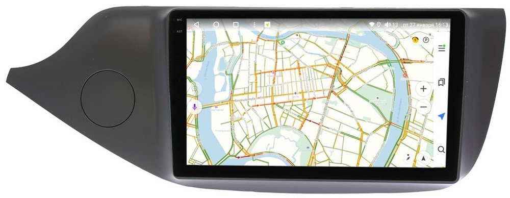 Магнитола для KIA Ceed 2 (JD) 2012-2018 (рамка матовая) - Vaycar VA27-0217-2K на Android 13, 8-ядер, 2K QLED, ТОП процессор, CarPlay,4G SIM-слот