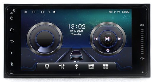 Магнитола для Toyota (200х100мм) - Kuberg MKD-6957-S10 Android 12, ТОП процессор, 4Гб+64Гб, CarPlay, SIM-слот