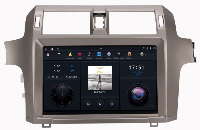 Магнитола для Lexus GX460 2009-2019 (поддержка Mark Levinson и 360) - Kuberg ZF-6018-DSP монитор 11" на Android 9, 4/64ГБ