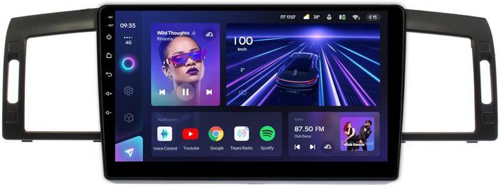 Магнитола для Infiniti M35, M45 Y50 2004-2009 - Teyes CC3L монитор 9" IPS на Android 10, 8-ядер, CarPlay, 4G SIM-слот