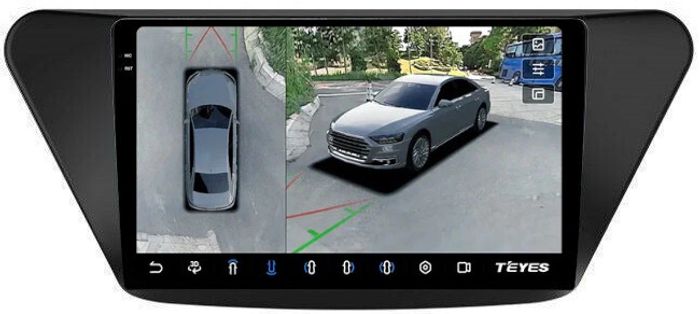 Магнитола для Lifan X50 2015+ - Teyes CC3-2K-360 на Android 10, Быстрая, 2K QLED, CarPlay, 4G SIM-слот, 4 камеры в комплекте