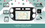 Магнитола для Volkswagen Tiguan 2011-2016 (рамка черная, прямоуг. кнопка) - Vaycar VA81-0489 на Android 13, 4G SIM-слот