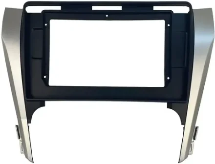 Магнитола для Toyota Camry 50 2011-2014 (рамка серебристо-черная под 10") - Parafar PF131T2LUX1RN2K на Android 13, QLED+2K, ТОП процессор, 4Гб+32Гб, CarPlay, 4G SIM-слот