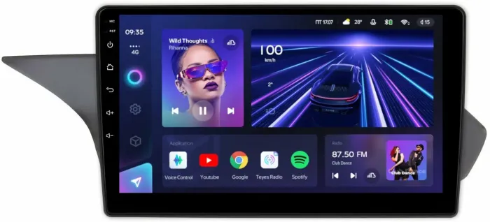 Магнитола для Mercedes-Benz E-класс W212 седан 2009-2012 NTG 4.0 (рамка 10) - Teyes CC3 на Android 10, QLED, ТОП процессор, 4Гб+32Гб, CarPlay, 4G SIM-слот