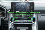 Магнитола для Toyota Land Cruiser 300 (экран климата снизу) - Redpower 75300L монитор 12.3", Android 10, Hi-Fi,  CarPlay, 4G SIM-слот, 6Гб+128Гб
