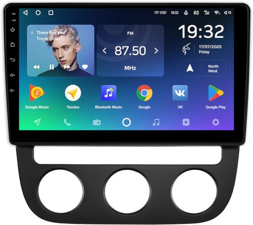 Магнитола Volkswagen Jetta 5 2005-2010 (климат 1) - Teyes CC2 PLUS Android 10, ТОП процессор, 4-64, SIM-слот