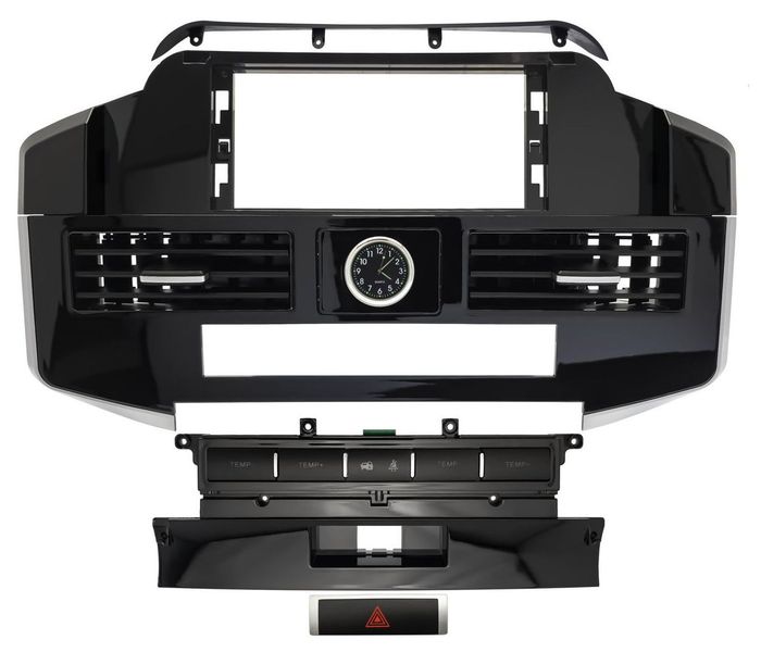 Магнитола для Toyota Land Cruiser 200 2007-2021 (экран климата снизу) - Teyes LUX ONE 360 монитор 12.3" на Android 10, CarPlay, 4G SIM-слот, 6/128Гб, 4 камеры в комплекте