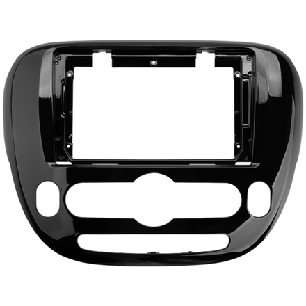 Комплект рамки с разъёмами 9"+can KIA Soul 2013-2019 климат с экранчиком (A)
