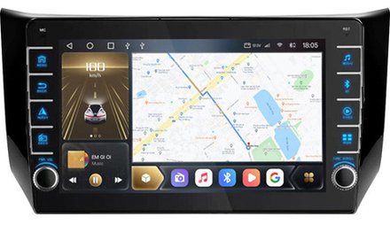 Магнитола для Nissan Sentra/Sylphy B17 2012-2023, Tiida 2015 - Kuberg SF-1666 (кнопки и крутилки) QLed, Android 12, TS10, CarPlay, 4G SIM-слот
